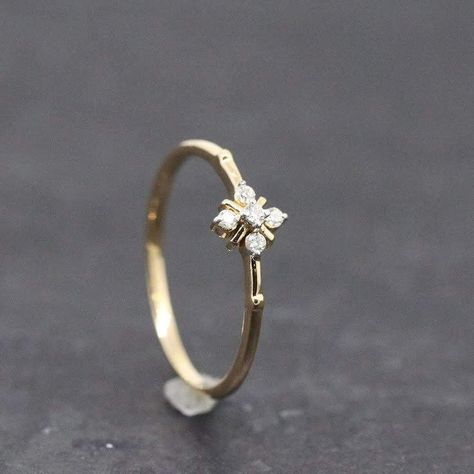 Small Diamond Ring, 5 Stone Diamond Ring, Emerald Engagement Ring Green, Small Diamond Rings, Moissanite Engagement Ring White Gold, Blue Diamond Engagement Ring, 14k White Gold Diamond Ring, Gold Flower Ring, Stone Diamond Ring