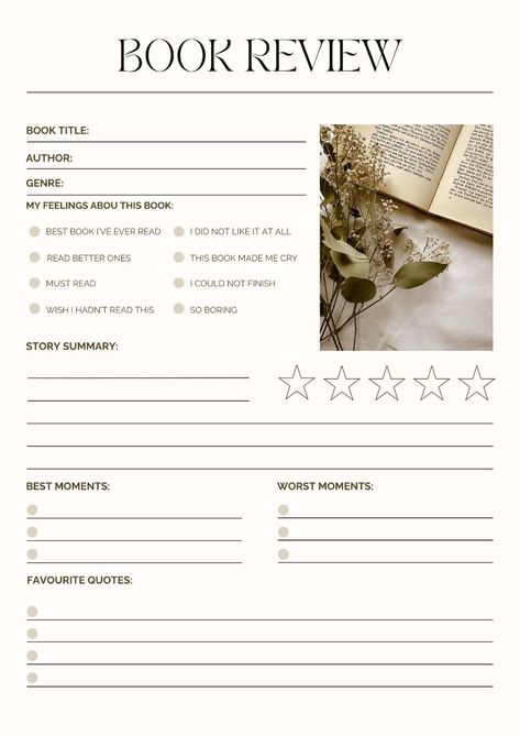 Book Review Journal Book Review Page Ideas, Book Journal Ideas Layout Simple, Creative Title Page Design, Reading Journal Ideas Layout Monthly, Reading Journal 2024 Cover Page, Reading Journal Title Page Ideas, Reading Journal Spreads Ideas, Book Review Journal Ideas Layout, Reading Journal Review Page