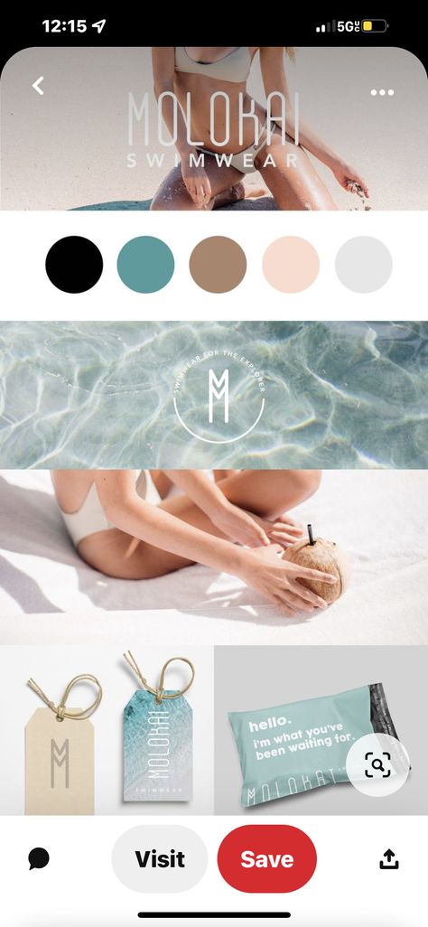 Salt Branding, Brand Identity Design Logo Inspiration, Turquoise Branding, Identity Design Logo, Branding Mood Board, Brand Color Palette, Brand Kit, Brand Board, Swimwear Brands