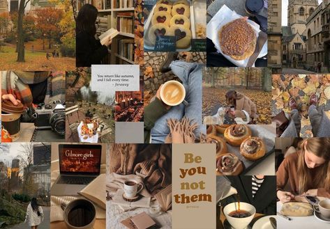 Fall Collage Wallpaper Laptop, Collage Wallpaper Ideas, Autumn Collage Wallpaper, Fall Macbook Wallpaper Aesthetic, Fall Macbook Wallpaper, Macbook Wallpaper Aesthetic, Fall Background Wallpaper, Autumn Collage, Desktop Wallpaper Fall