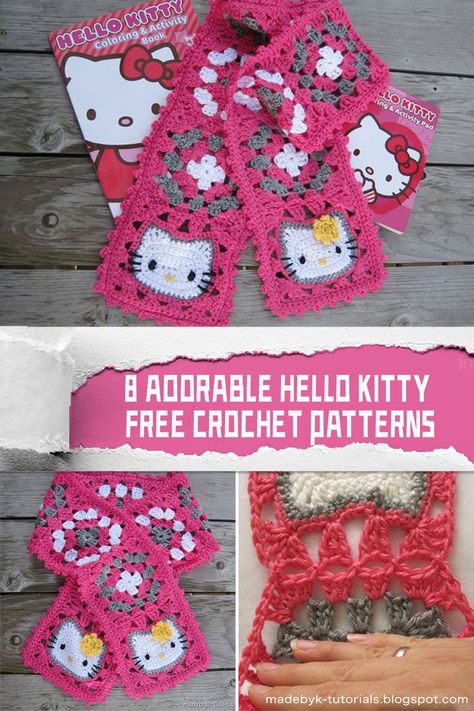 #freecrochetpatterns #crochetHelloKitty What better way to show your love for her than by creating your very own Hello Kitty crochet project? Hello Kitty Knitting Pattern Free, Kawaii Crochet Pattern Free, Hello Kitty Book, Crochet Hello Kitty, Crochet Kitty, Job Goals, Hello Kitty Pillow, Kitty Pattern, Hello Kitty Blanket