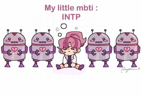 MBTI art - Credit: @cryainer_mbti Intp Mbti Hairstyle, Intp Traits, Intp Mbti Art, Intp Things, Intp Mbti, The 16 Personality Types, Istp Personality, Intp Personality Type, Intj T