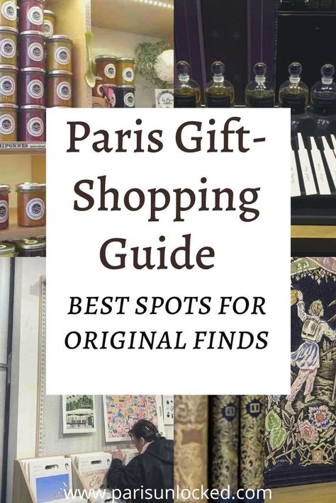 It can be all too easy to stumble into souvenir shops in #Paris that are humdrum and expected. Where to find #Parisian #gifts that are original, authentic and inspiring? We give you our insider secrets to the best spots, from #gourmet #markets to #artisan #boutiques and workshops. #shopping 🎁 Inspiring Gifts, Paris Gifts, Paris France Travel, Paris Shopping, Souvenir Shop, Dream Travel Destinations, Paris Travel, Beautiful Places To Visit, European Travel