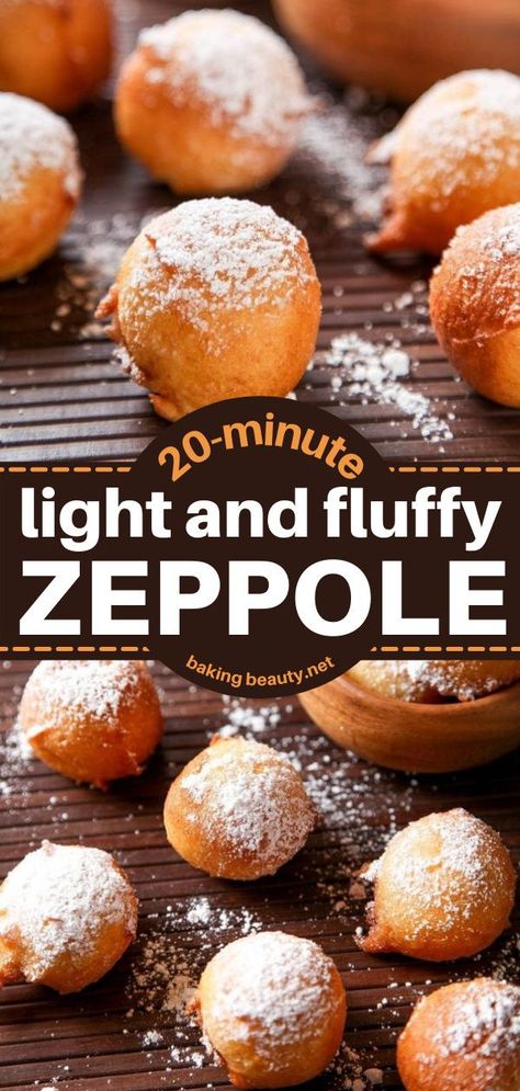 Pizza Dough Zeppoles, Zeppoli Recipe With Ricotta, Zeppoli Recipe Easy, Zeppole Recipe Italian, Air Fryer Zeppole, How To Make Zeppoles, Zeppoli Recipe Air Fryer, Zepolle Italian, Zepolli Recipe