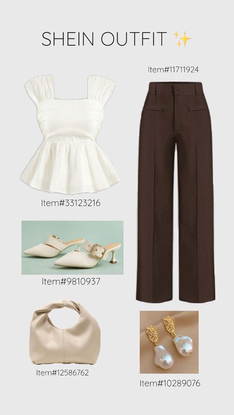 SHEIN women office outfit Elegant Chic Outfits, Clothing Design Sketches, Shein Outfits, Business Outfit, Elegant Chic, Fashion Fits, Business Outfits, Modest Outfits, Work Outfit