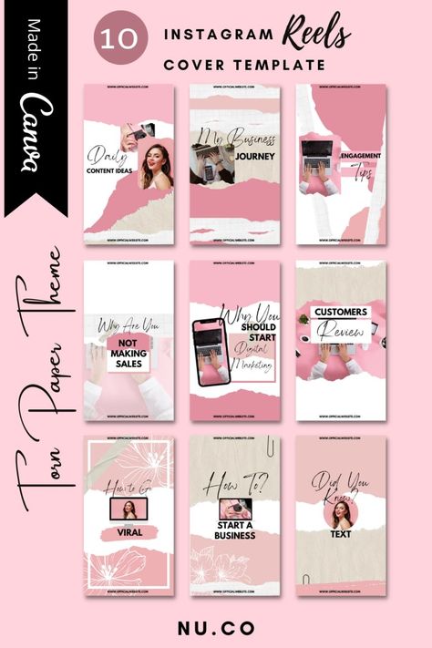 Create Canva Templates, Reels Cover, Cosmetic Banner, Instagram Puzzle Feed, Instagram Grid Design, Composite Veneers, Content Video, Puzzle Feed, Insta Layout