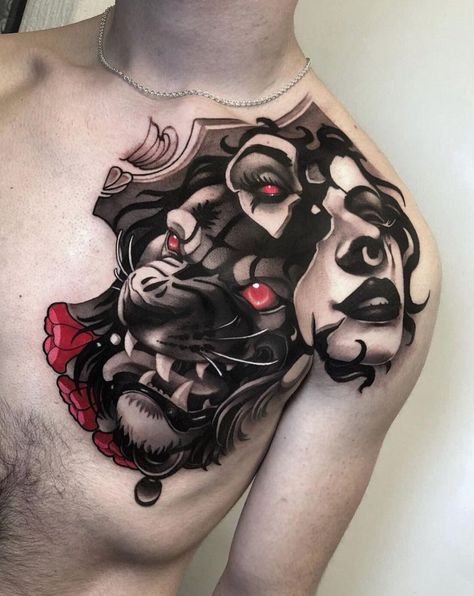 Celtic Tattoos For Men, Traditional Tattoo Sleeve, Warrior Tattoos, Pieces Tattoo, Chest Piece Tattoos, Celtic Tattoos, Hand Tattoos For Guys, Grey Tattoo, Tiger Tattoo