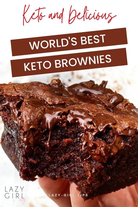 Best Keto Brownies Ever - World’s Best Keto Brownies Best Keto Brownies Ever, Keri Brownies, Keto Protein Brownies, Flourless Keto Brownies, Keto Black Bean Brownies, Low Carb Brownies Easy, Keto Brownies Recipes, Carnivore Brownies, Keto Brownies Almond Flour