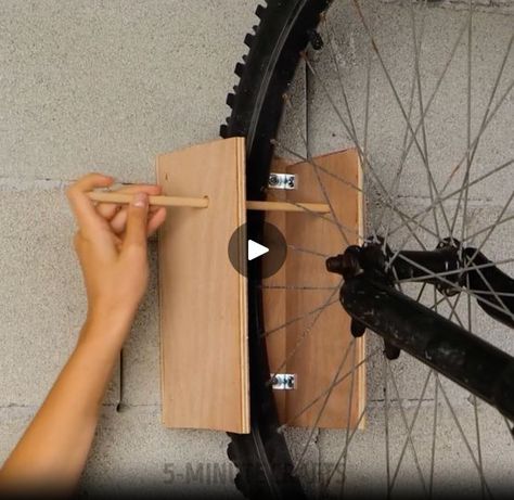 756K views · 4.1K reactions | Incredible bicycle storage ideas! | Incredible bicycle storage ideas! | By 5-Minute Crafts Teens | Facebook Bicycle Storage Ideas, Crafts Teens, Diy Bike Rack, Simple Bike, Bike Rack Wall, Bike Hanger, Biking Diy, Outside Storage, Bicycle Storage