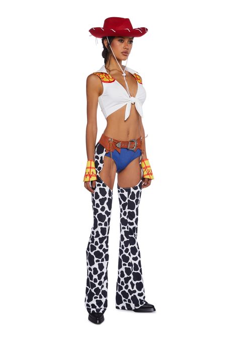 Sexy Womans Halloween Costume Toy Story Jessie Cowgirl Rag Doll Costume Set Pixar Disney - Multi – Dolls Kill Buzz Light Year And Jessie Costume, Jessie Halloween Costume Women, Elvis Costume Womens, Jessy Costume, Halloween Costumes Club, Ironic Halloween Costumes, Scary Halloween Costumes Women, Jesse Toy Story Costume, Woody And Jessie Costumes