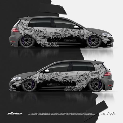 Car Modification Ideas, Car Graphics Decals, Vw Ideas, Car Paint Jobs, Car Sticker Design, Shark Design, Airplane Fighter, Racing Car Design, Car Wrap Design