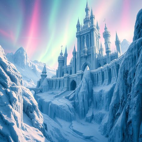 Embark on an arctic adventure in the Frozen Citadel of Frosthold, a majestic ice fortress hidden within the Glacial Spire Mountains. Discover the Crystal Hall, face the Frost Warden, and unlock ancient frost magic secrets. #DnD #FantasyInspiration #RPGMap #WorldBuilding #IceCastle #FrostMagic #CampaignSetting #TabletopGaming #GlacierField #DungeonsAndDragons Ice Fortress, Ice Magic, Magic Secrets, Ice Castles, Fantasy Inspiration, Tabletop Games, Home Brewing, Loki, Dungeons And Dragons