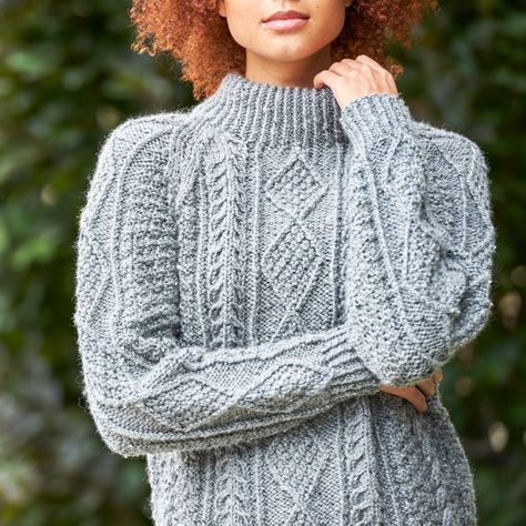 Cable Knit Sweater Pattern Free, Free Aran Knitting Patterns, Cable Sweater Pattern, Pullover Sweaters Pattern, Cable Knit Sweater Pattern, Aran Knitting Patterns, Cable Knitting Patterns, Knitting Patterns Free Sweater, Tweed Yarn