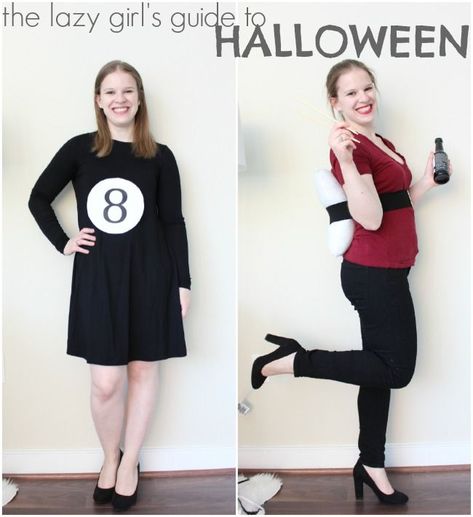 the lazy girl's guide to halloween   last minute costume, halloween party diy craft idea Diy Costumes For Women Last Minute Work, Easy Diy Halloween Costumes For Women Plus Size, Easy Diy Costumes For Women Last Minute, Easy Plus Size Halloween Costumes Diy, Last Minute Diy Halloween Costumes Women, Diy Costumes For Women Last Minute, Last Minute Halloween Costumes For Women, Halloween Costume Ideas Diy, Halloween Last Minute