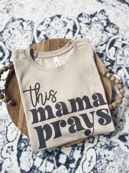 Best Selling Shirt Designs, Easy Shirt Designs, Christian Mama Shirts, This Mama Prays, Cricut Vinyl Shirts, Christian Mom Shirts, Christian Tshirt Design Ideas Vinyl, Jesus Tshirt Design, Mom Of Both Shirt Ideas