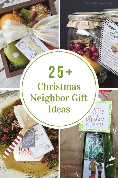 Neighborhood Christmas Gifts, Neighbor Gift Ideas, Neighborhood Gifts, Diy Gifts Cheap, Christmas Neighbor, Diy Christmas Gifts For Family, Neighbor Christmas Gifts, Christmas Gifts To Make, Creative Diy Gifts