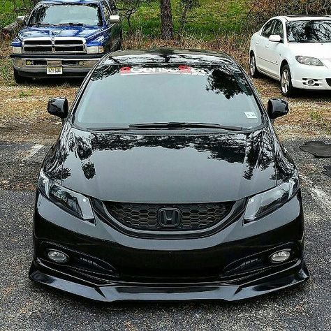 Damn, mean looking!  #mos #murderedoutsociety #murderedout #blackonblack #blackedout #blackcar #honda #civic #si #vtec #dohc #civicsi #vtec_society #dohcvtec #dope #dapper #fresh #illest #clean #cleanasfuck #wax #freshtodeath 2013 Honda Civic Modified, 2015 Honda Civic Modified, Honda Civic 2013 Modified, 2012 Honda Civic Modified, Honda Civic 2012 Modified, Black Honda Civic Aesthetic, 2010 Honda Civic Modified, 2013 Honda Civic Si, Jamu Gendong