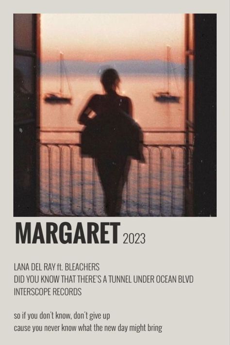 Lana Del Ray Song Poster, Song Polaroid Posters Lana Del Ray, Lana Del Rey Song Polaroid Poster, Song Posters Lana Del Rey, Lana Del Rey Polaroid Poster, Margaret Lana Del Rey, Lana Del Rey Song Poster, Song Receipts, Polaroid Songs