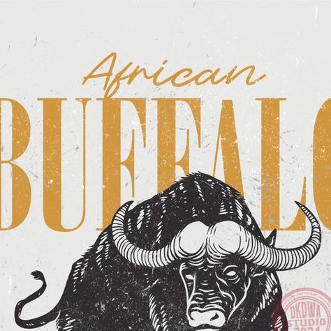 Buffalo retro vintage illustration for t-shirt Buffalo Illustration, Vintage Illustration, Buffalo, Retro Vintage, T Shirt, Quick Saves