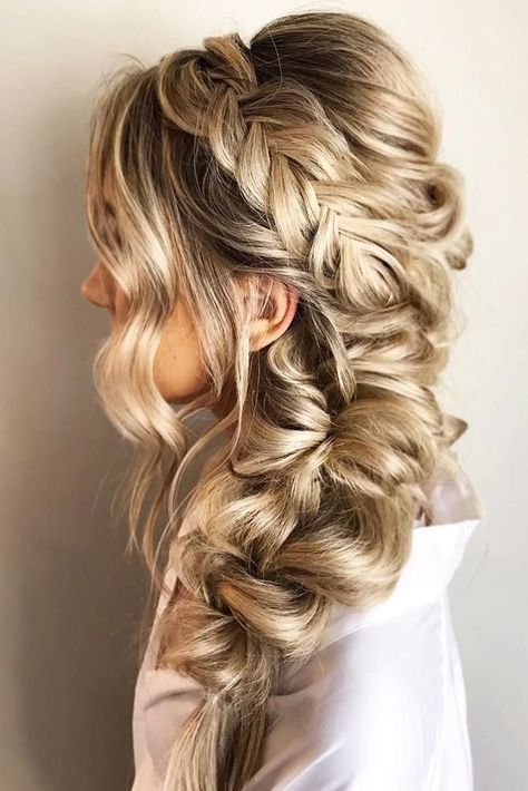 39 Braided Wedding Hair Ideas You Will Love ❤ braided wedding hair side swept on lond blonde hair braid with crown svglamour #weddingforward #wedding #bride #weddinghair #braidedweddinghair Braided Wedding Hair, Side Hairstyle, Wedding Hair Ideas, Wedding Hair Side, Side Swept Hairstyles, Bridal Braids, Side Braid Hairstyles, Side Hairstyles, Wedding Hair Inspiration