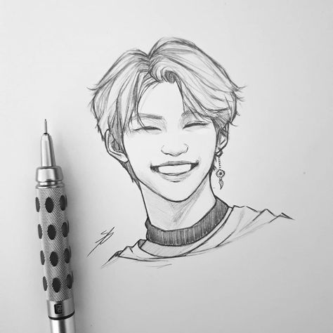 FELIX STRAY KIDS | Inspiración dibujo en lápiz, Dibujos bonitos, Bocetos artísticos Kpop Inspired Drawings, Felix Stray Kids Drawing, Cute Drawings To Draw, K Pop Drawings, Kpop Fanart Sketch, Stray Kids Sketch, Stray Kids Drawing, Shooky Dough, Cool Art Drawings Sketches