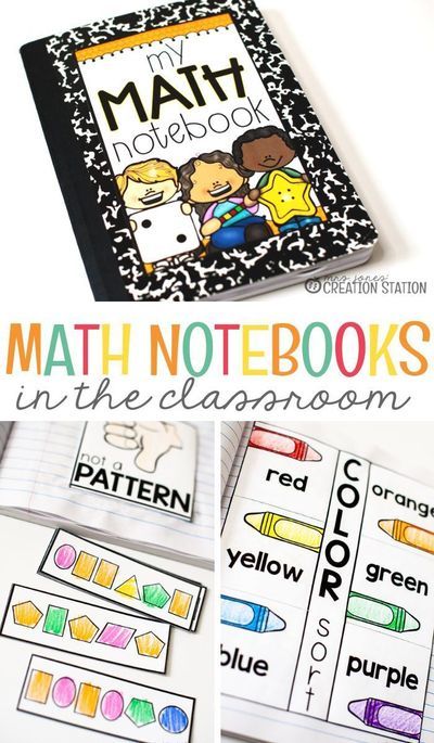 Math notebooks are great tools that students can use to show off their learning. They are also great to use when having parent-teacher conferences. All your student's work is in one place, and would be easy for parents to go through these math nothebooks at a conference. Grab this math notebook cover here! #math #classroom #teaching #learning #kids Math Notebook Cover, Math Journals Kindergarten, Math Notebook, Math Journal, Kindergarten Curriculum, Math Interactive, First Grade Teacher, Math Interactive Notebook, Creation Station