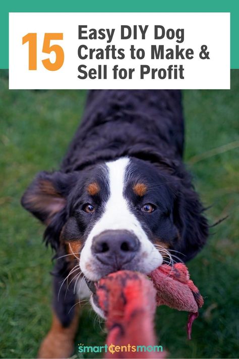 As a craft entrepreneur, choosing to add dog crafts to make and sell in your store is a great idea! According to Etsy, the most profitable crafts to sell online are the ones that are personalized, follow trends, and offer unique images in your posts. Pet Items For Craft Shows, Dog Gifts To Make And Sell, Pet Things To Make And Sell, Pet Crafts To Make And Sell, Dog Related Crafts To Sell, Dog Toys To Make And Sell, Pet Theme Crafts, Diy Dog Toys To Sell, Dog Crafts To Sell Easy Diy