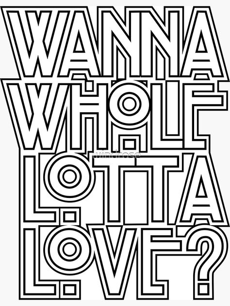 Whole Lotta Love, Love Stickers, Led Zeppelin, Zeppelin, Rock N Roll, Led, For Sale