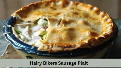 Hairy Bikers Chicken Ham and Leek Pie Recipe Chicken And Ham Pie, Ham And Leek Pie, Hairy Bikers Recipes, Ham Pie, Tartiflette Recipe, Leek Pie, Chicken Ham, Bbc Food, Chicken Pie