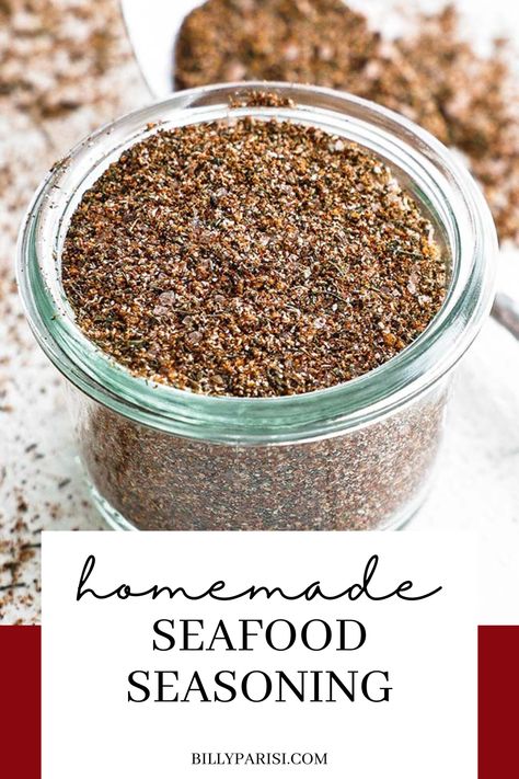 Seafood Seasoning Recipe, Fish Seasoning Recipe, Lobster Cakes, Seasoning For Fish, Meat Marinades, Fish Seasoning, Homemade Ingredients, Fish Dinners, Homemade Rubs