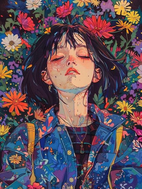 Japanese Pop Art, Arte Indie, Arte Peculiar, Art Trippy, 캐릭터 드로잉, Arte Inspo, Digital Art Anime, Art Inspiration Painting, Dreamy Art