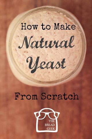 Natural Yeast, Yeast Starter, Yeast Bread, Fermented Foods, Bread Rolls, Sourdough Bread, Baking Tips, How To Make Bread, Homemade Bread