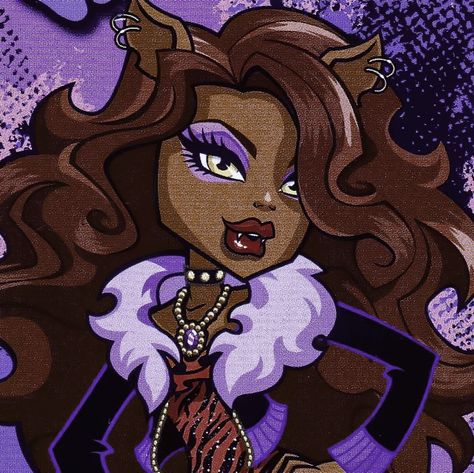 Clawdeen Wolf, Purple, Hair