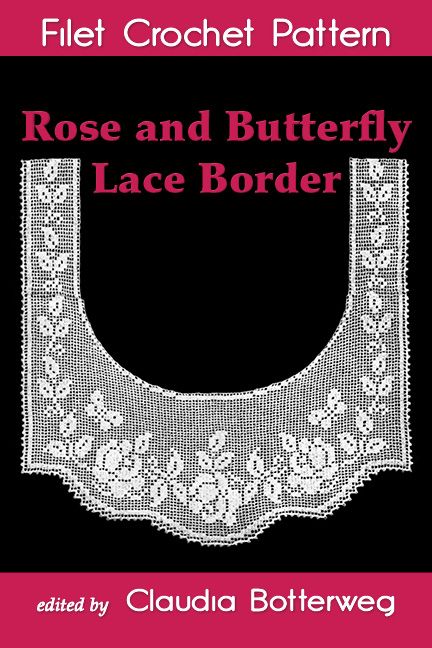 Roses, butterflies and winding leaves decorate this summery filet crochet lace edging. Designed in 1927 by Olive F. Ashcroft, it can be used as a border for a tablecloth or a dresser scarf. $2.99 Crochet Edging Pattern, Butterfly Lace, Crochet Hack, Dresser Scarf, Crochet Lace Edging, Leaf Border, Vintage Crochet Pattern, Crochet Lace Pattern, Crochet Hook Set