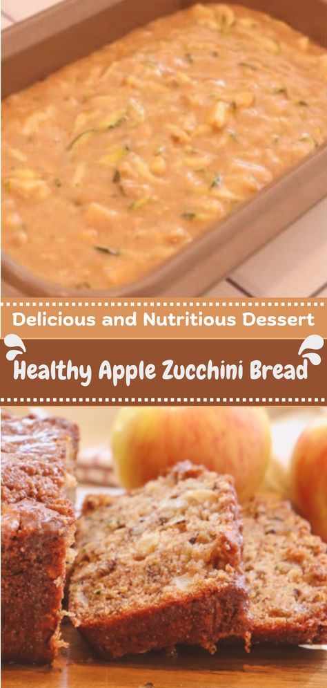 we have a treat for you—Apple Zucchini Bread. Zucchini Bread With Apples, Zucchini Loaf Healthy, Keto Apple Zucchini Muffins, Apple Zucchini Bread Recipes, Zucchini Oatmeal Bread, Zucchini Apple Bread, Zucchini Apples, Cinnamon Zucchini Bread, Apple Zucchini Bread