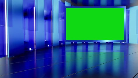 Screen Background, Studio Green, Green Screen Backgrounds, News Studio, Free Stock Video, Drawing Videos, Green Screen, Stock Footage, Stock Video