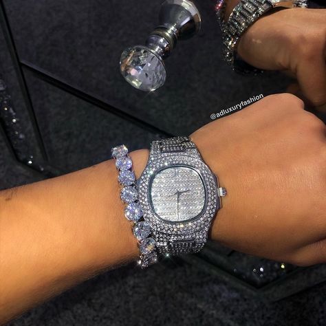 ADLUXURYFASHION.COM on Instagram: “ICED OUT BABY 💎 🛍 tap to shop the icy look 👉🏽 swipe to see the bling bling ✨www.adluxuryfashion.com✨ • #bracelet #watch #jewelry #watches…” Watch Jewelry, Bling Bling, Luxury Lifestyle, Diamond Bracelet, Bracelet Watch, Tap, Jewelry Watches, Lifestyle, Bracelet