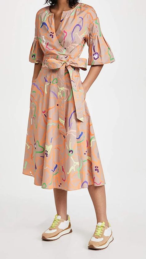 Best Wrap Dresses on Amazon 2021 | POPSUGAR Fashion Spring Fashion Dresses, Abstract Print Dress, Trendy Dress Outfits, Tanya Taylor, Popsugar Fashion, Taylor Dress, Comfy Dresses, Dresses 2024, Clothing Hacks