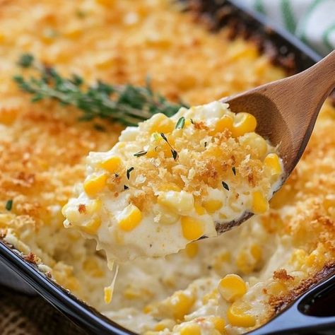 Sweet Creamed Corn, Cream Cheese Corn Casserole, Creamed Corn Casserole, Sweet Cream Corn, Cheese Corn Casserole, Corn Souffle, Cream Corn Casserole, Cream Cheese Corn, Cheese Corn