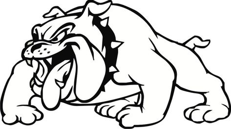 Bulldog Drawing, Bulldog Clipart, Bulldog Tattoo, Bulldog Artwork, Bulldog Mascot, Logo Clipart, Cute Bulldogs, Dog Sketch, Bulldog Art