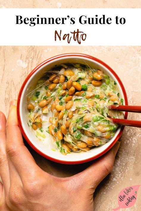 Vegan Natto Recipes, Nato Recipe, How To Eat Natto, Japanese Home Recipes, Japanese Natto Recipe, Nato Japanese Food, Natto Recipe Dishes, Super Food Meals, Japanese Fermented Foods