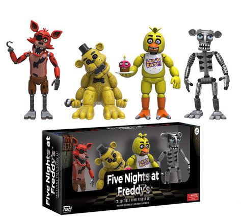 unnamed (21) Fnaf Action Figures, Freddy Toys, Bears Game, Funko Figures, Set Game, Play Doh, Boy Doll, Bear Doll, Bear Toy