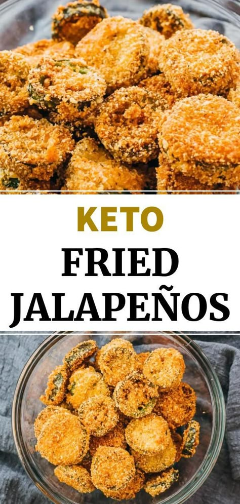 Fried Jalapeños, Gluten Free Super Bowl, Fried Jalapenos, Veggie Options, Snacks Dinner, Healthy Superbowl, Healthy Superbowl Snacks, Keto Appetizers, Jalapeno Pepper