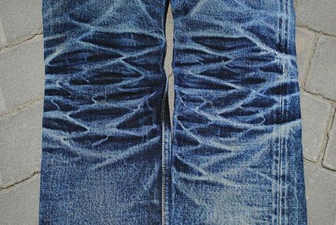 The votes are in and we've got the results for the most beloved raw denim fade from all of 2015, click through for all the contrasty glory. Raw Denim Fades, How To Fade, Raw Jeans, Edwin Jeans, Fade Out, Duck Tape, Faded Denim, Selvedge Denim, Raw Denim