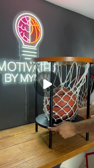 Mylan 🧠💡🤷🏽‍♂️ on Instagram: "10 DIY Basketball Table Ideas 🧠💡🏀 #MotivatedByMylan" Basketball Side Table, Basketball Table Decor, Diy Basketball Decor, Basketball Rim Table, Basketball Room Ideas, Basketball Centerpiece Ideas, Basketball Mirror, Decorative Basketball Hoop, Diy Basketball Hoop