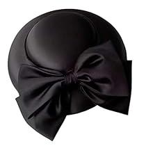 Classic Wedding Party, Cocktail Halloween, Halloween Cocktail Party, Satin Bonnets, Black Costume, Satin Bonnet, Bowler Hat, Garden Parties, Fascinator Hats