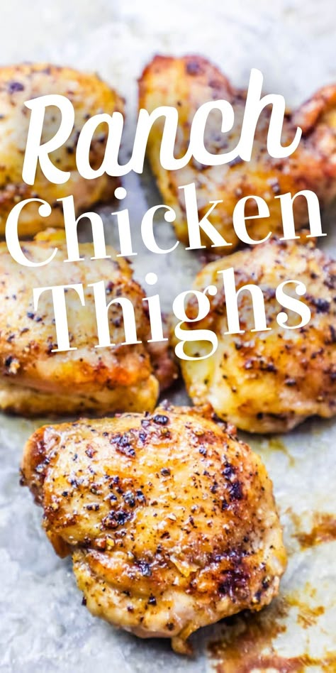 Chicken Receipts In The Oven, Baked Ranch Chicken Legs In The Oven, Chicken Thigh No Bone Recipes, Chicken Thigh Marinade For Oven, Chicken Thigh Recipes In The Oven, Ranch Chicken Legs In The Oven, Chicken Thigh And Legs Recipes, Chicken Leg Meat Recipes Boneless, Leg And Thigh Chicken Recipes