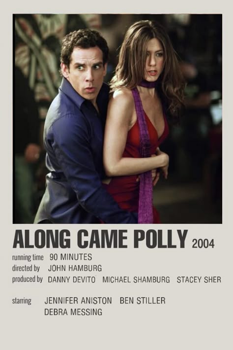 Movie Poster Gilmore, Rom Com Movie Posters, Romance Movies Polaroid Poster, Jennifer Aniston Movie Posters, Julie And Julia Movie Poster, Along Came Polly, Jennifer Aniston Movies, Romcom Movies, Movie Hacks