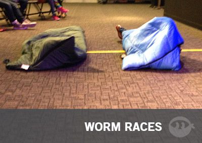 Worm Races: Youth Group Games | Stuff You Can Use                                                                                                                                                                                 More Pep Rally Games, Rally Games, Youth Ministry Games, Rally Idea, Church Games, Youth Group Activities, Yw Activities, Student Ministry, Youth Games