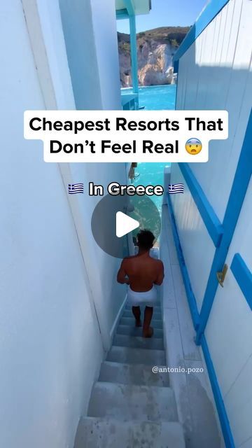 Resorts ✈ Travel on Instagram: "Most Beautiful Resorts in Greece 🤩✨ Cheapest Hotels that don’t feel real #adventure #travel #placestovisit #explore #hotelroom   🎥 Appreciate the great work of @antonio.pozo & @juliagal_" Resorts In Greece, Mary On A Cross, Greece Resorts, Beautiful Resorts, World Of Wanderlust, Greece Hotels, Beach Vacay, Travel Hotel, 10k Views